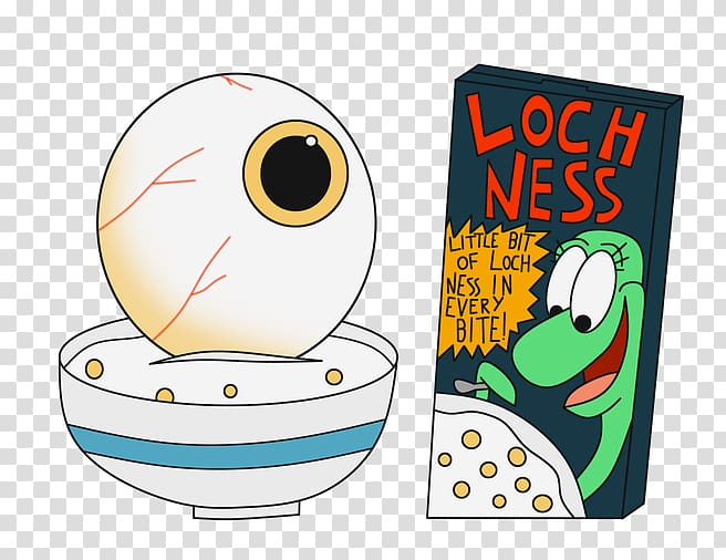 Loch Ness Monster Cartoon, cereal cartoon transparent background PNG clipart