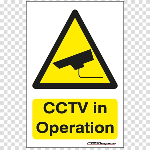 Closed-circuit television Signage Safety Warning sign, outdoor advertising panels transparent background PNG clipart