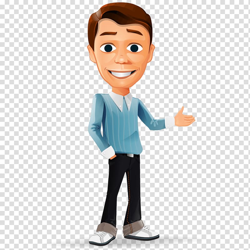 Businessperson Cartoon graphics Character, 3d man suit transparent background PNG clipart