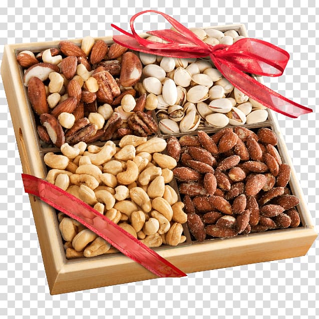 Mixed nuts Food Gift Baskets Dried Fruit Tray, gift transparent background PNG clipart