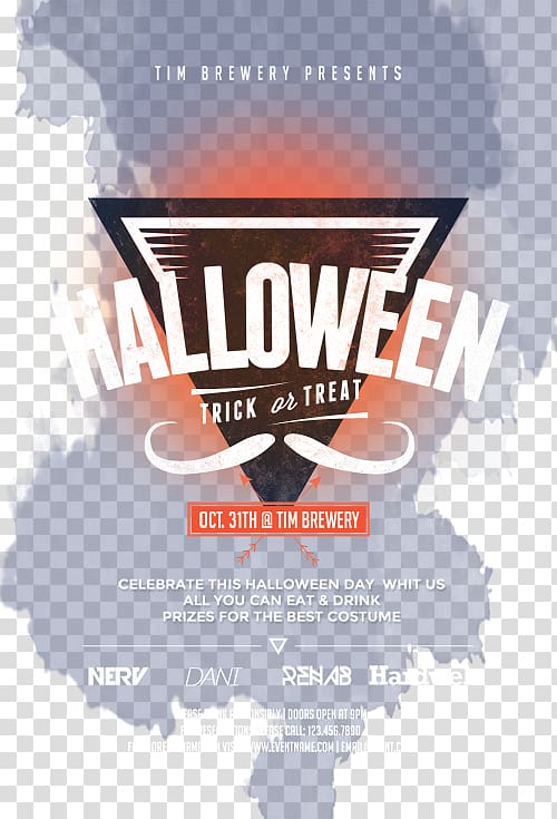 halloween party transparent background PNG clipart