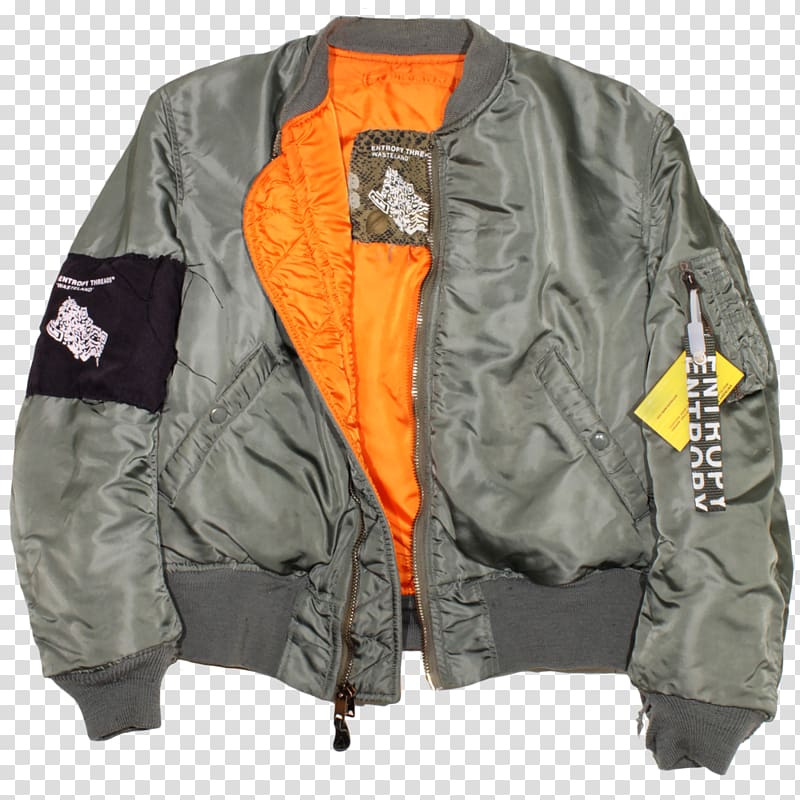 Leather jacket Flight jacket MA-1 bomber jacket Clothing, jacket transparent background PNG clipart