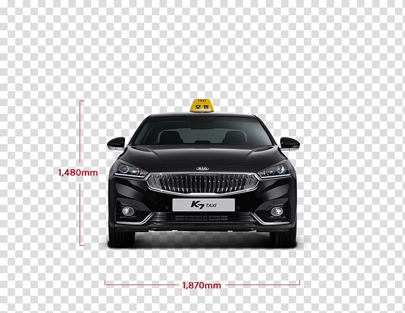 Kia Cadenza Mid-size car Kia Motors Bumper, car transparent background PNG clipart