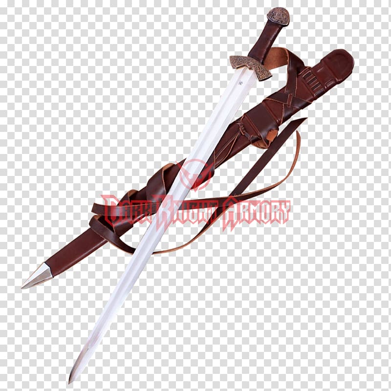 Viking sword Weapon Scabbard, Sword transparent background PNG clipart