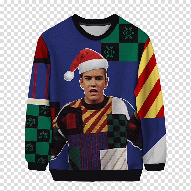 Mark-Paul Gosselaar T-shirt Zachary \'Zack\' Morris Saved by the Bell Sweater, free christmas daquan pull transparent background PNG clipart