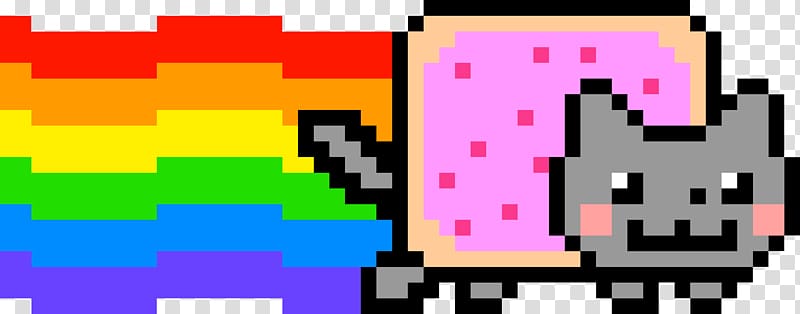 Nyan Cat YouTube Sticker, deal with it transparent background PNG clipart