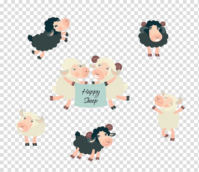sheep illustration, Sheep Euclidean , sheep transparent background PNG clipart