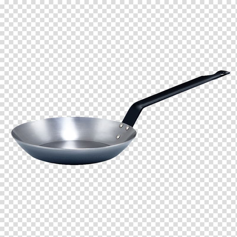 Frying pan Carbon steel Cookware Non-stick surface, french fry transparent background PNG clipart