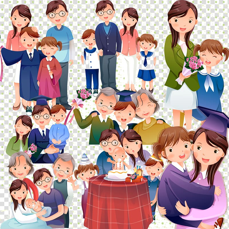 Family Gratis, Happy family transparent background PNG clipart