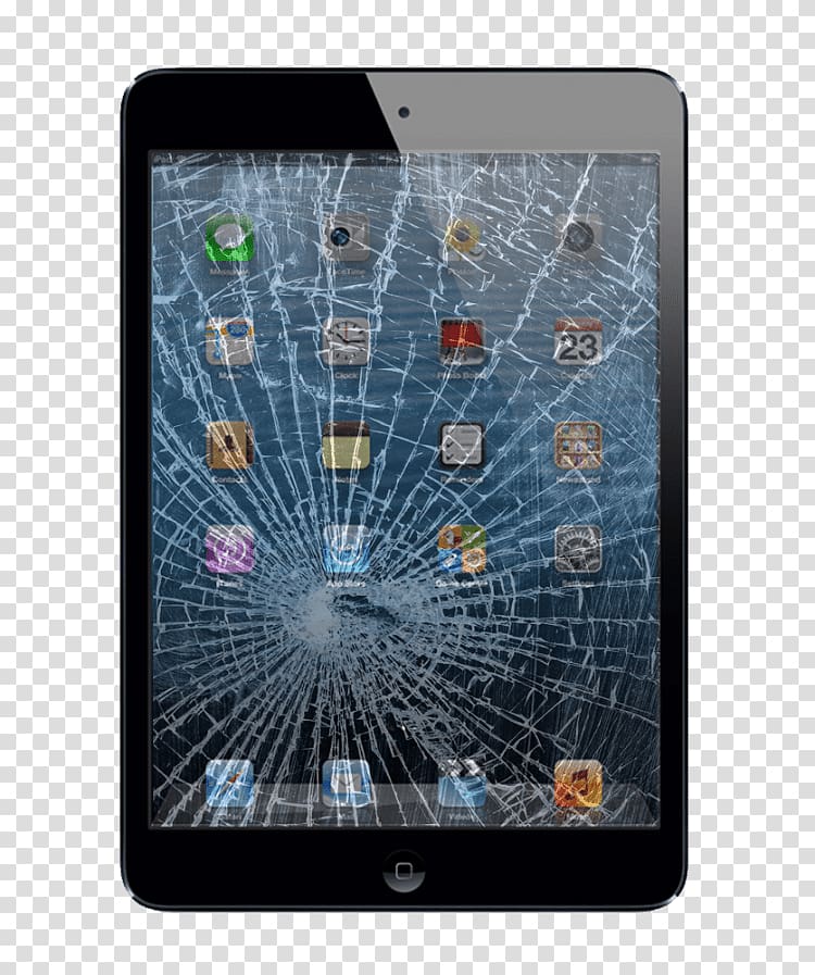 iPad Mini 2 iPad 2 Laptop iPad 3 iPhone, broken mobile transparent background PNG clipart