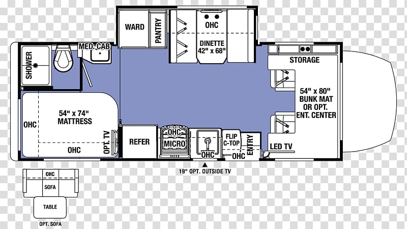 Floor plan Campervans Forest River Mercedes-Benz C-Class, forest river transparent background PNG clipart