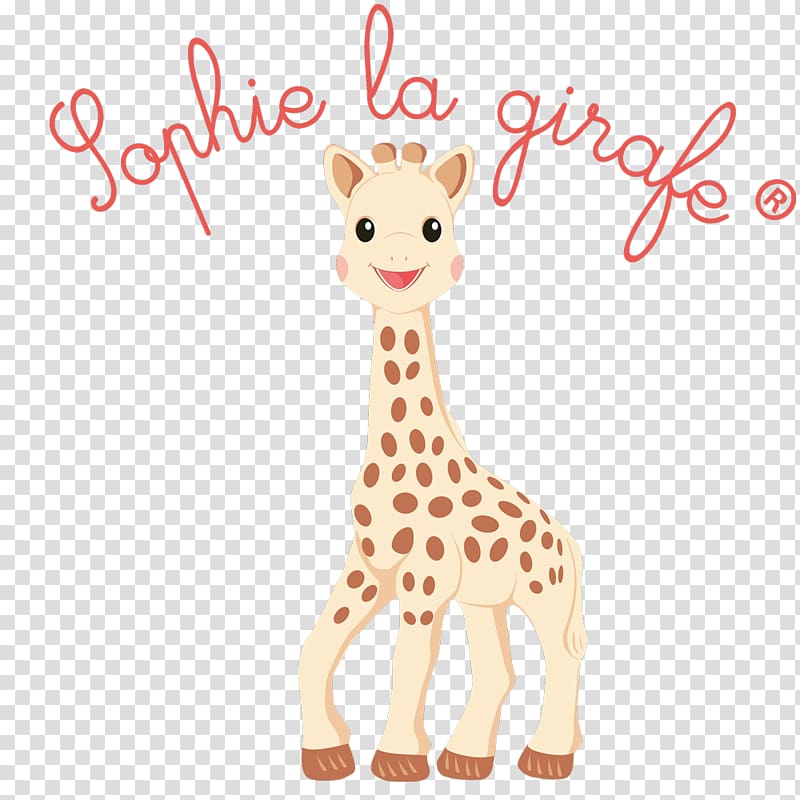 Sophie the Giraffe Infant Teether Teething Child, dressing table transparent background PNG clipart
