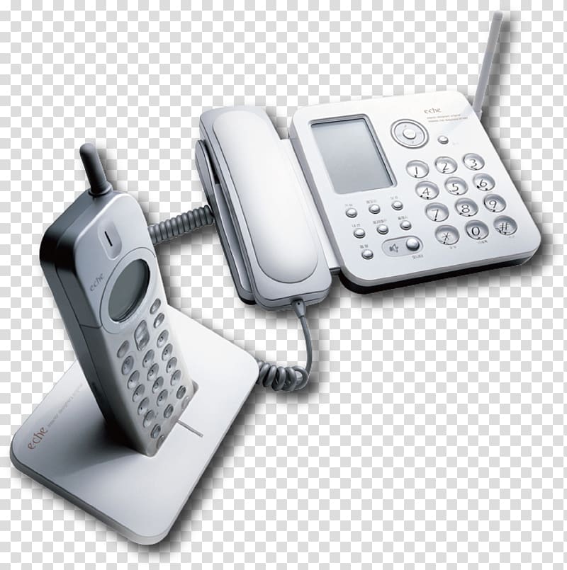 Telephone Home & Business Phones Mobile Phones Answering Machines, Creative landline phone transparent background PNG clipart