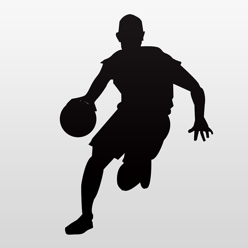 Silhouette Basketball Player Logo / Abundant basketball designs are