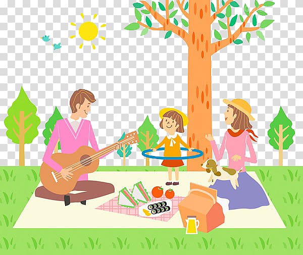 family picnic clip art