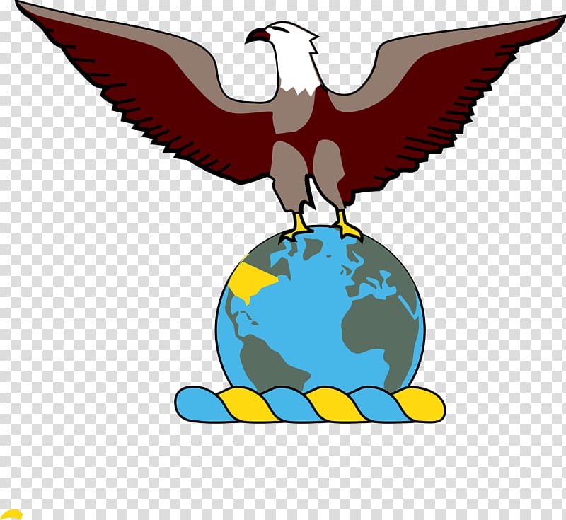Eagle, Globe, and Anchor , flock of birds transparent background PNG clipart