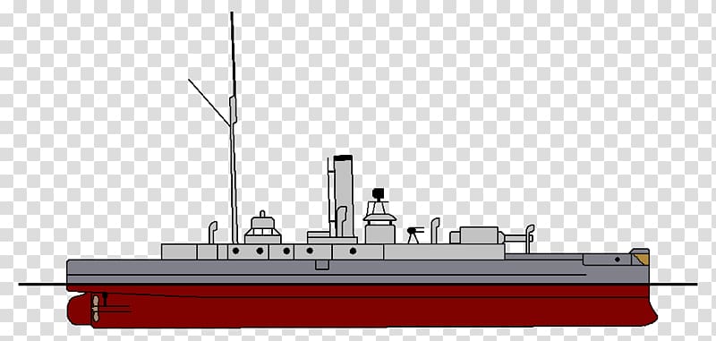 Heavy cruiser Gunboat Dreadnought Motor Torpedo Boat, Line Colors transparent background PNG clipart