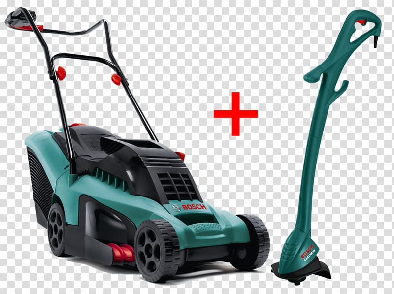 Lawn Mowers String trimmer Bosch Rotak 34 R, lawn mower transparent background PNG clipart