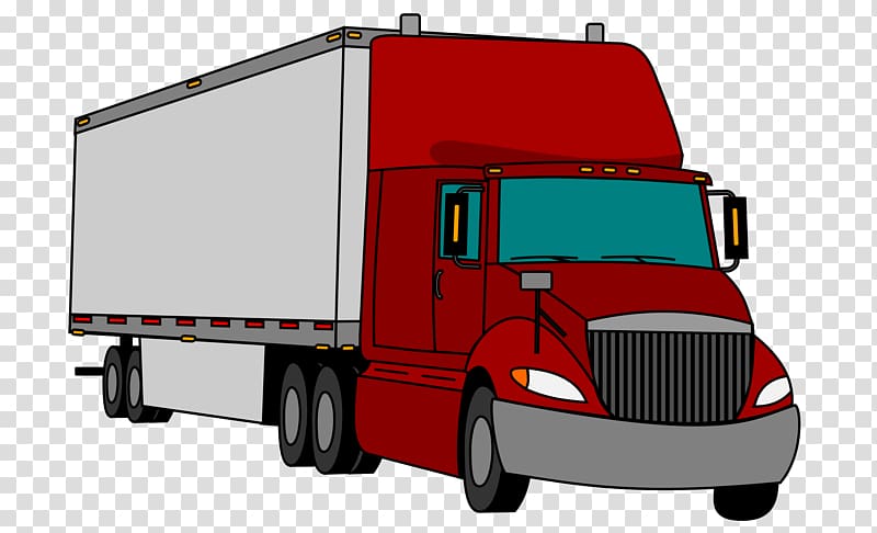 Semi-trailer truck , tractor transparent background PNG clipart