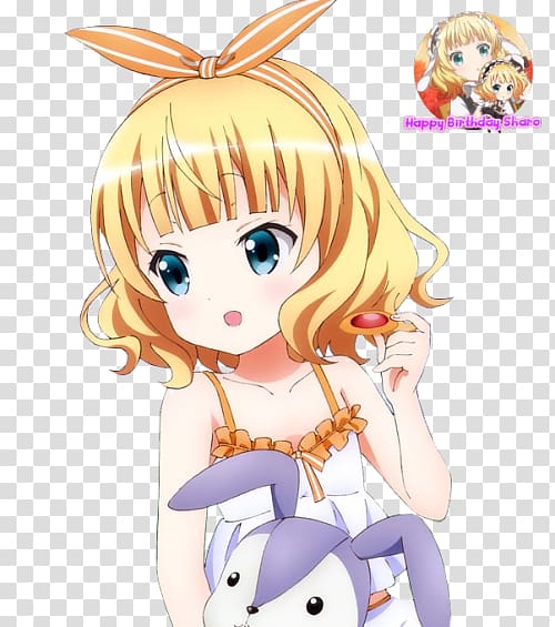 Is the Order a Rabbit? Anime チノ Weiß Schwarz Cafe, Anime transparent background PNG clipart