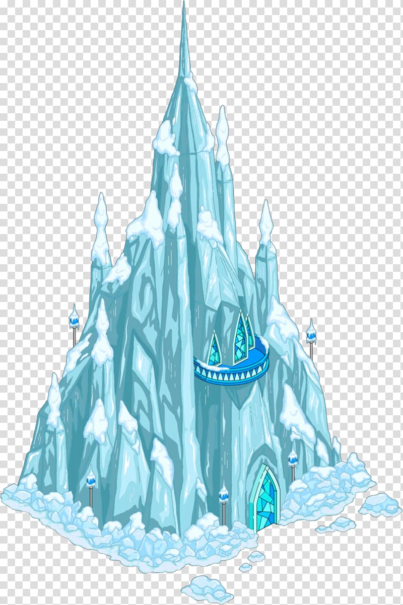 Adventure Time ice castle, Elsa Anna Ice palace Castle , illustration transparent background PNG clipart