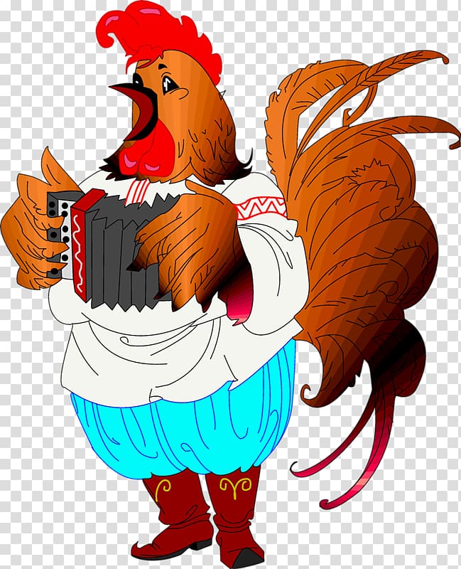 The Frog Princess Russian fairy tale Hero , Singing rooster transparent background PNG clipart