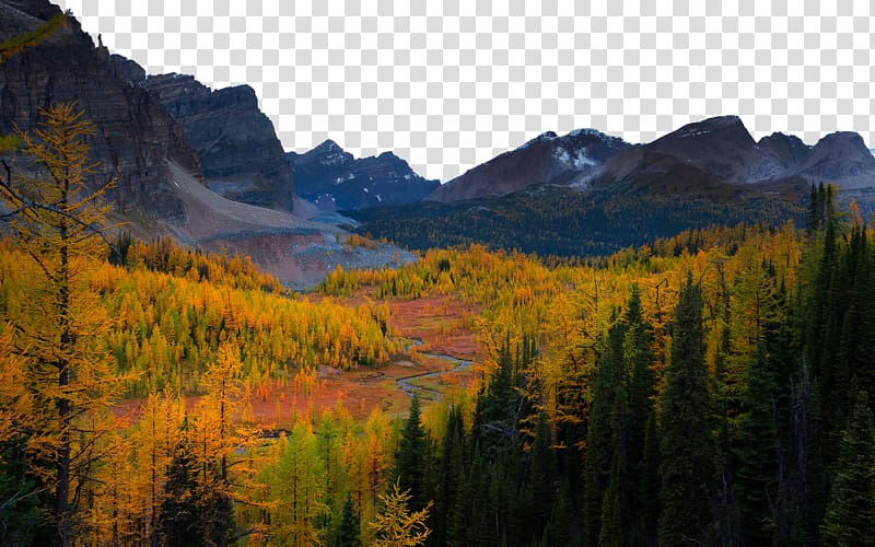 Landscape Autumn Display resolution , Mount Assiniboine Provincial Park, three by Canada transparent background PNG clipart