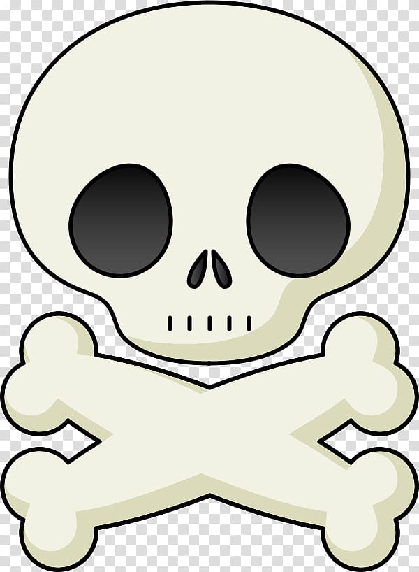 Skull and Bones Skull and crossbones , Cartoon Skull transparent background PNG clipart