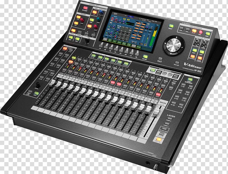 Audio Mixers Digital mixing console Roland M-300 Audio mixing Roland Corporation, others transparent background PNG clipart