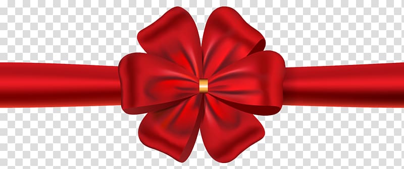 red ribbon illustration, Ribbon Red , Red Ribbon with Bow transparent background PNG clipart