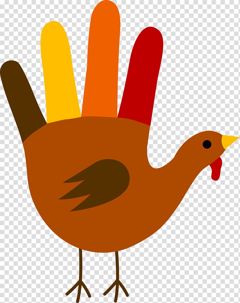 Turkey Paper Thanksgiving Hand , Turkey Wings transparent background PNG clipart