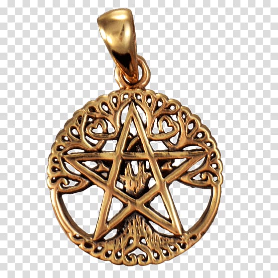 Pentacle Locket Charms & Pendants Symbol Wicca, symbol transparent background PNG clipart