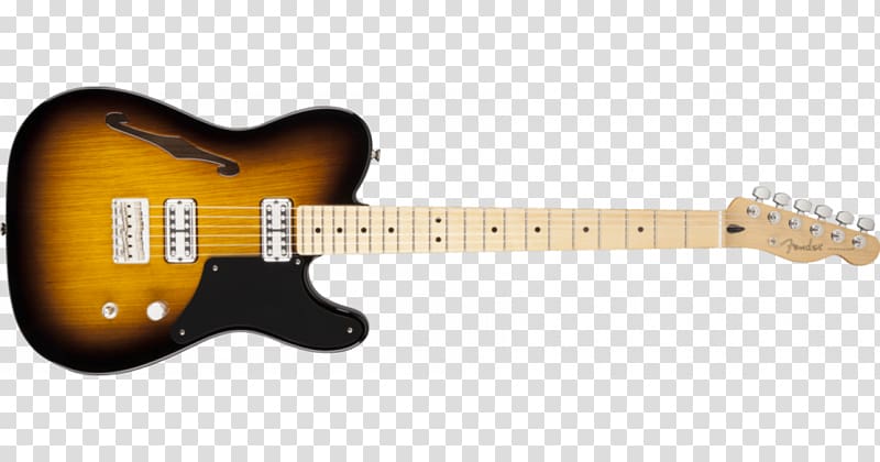 Acoustic-electric guitar Acoustic guitar Bass guitar Fender Telecaster Thinline, electric guitar transparent background PNG clipart