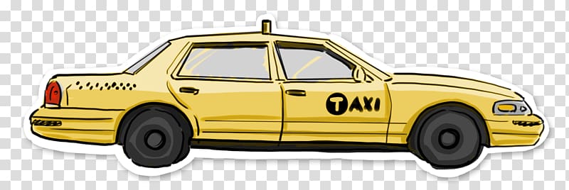 Taxi Car Vehicle registration plate Automotive design, Hand-painted taxis transparent background PNG clipart