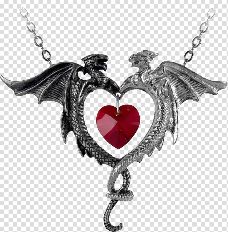 Necklace Charms & Pendants Jewellery Dragon Pewter, NECKLACE transparent background PNG clipart