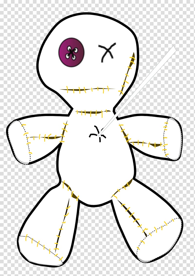 Voodoo doll , open book transparent background PNG clipart