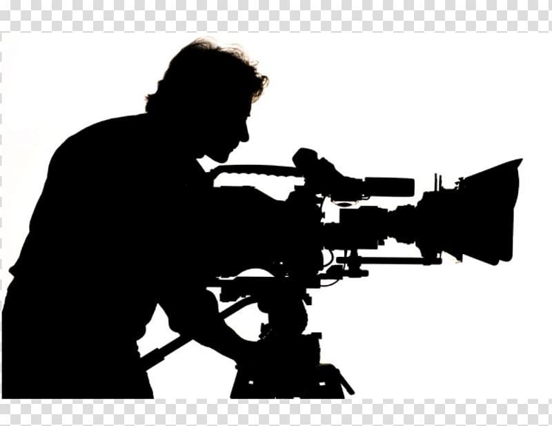 Camera Operator Film Silhouette, video camera transparent background PNG clipart