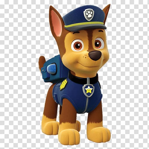 Paw Patrol Chase illustration, Paw Patrol Chase transparent background PNG clipart