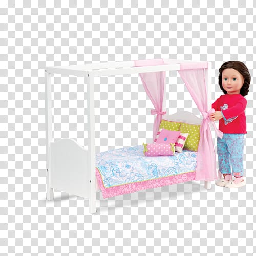 Bed frame Canopy bed Doll Amazon.com, Canopy Bed transparent background PNG clipart