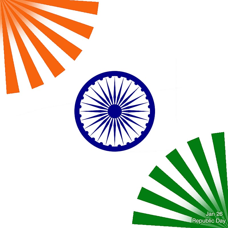 abstract pattern illustration, Flag of India Ashoka Chakra National symbols of India, Republic Day India transparent background PNG clipart