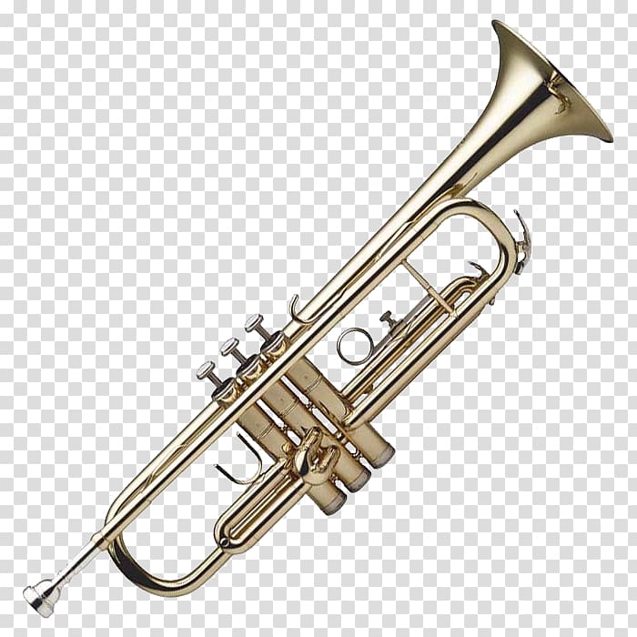 brass-colored trumpet, Trumpet , Trumpet transparent background PNG clipart