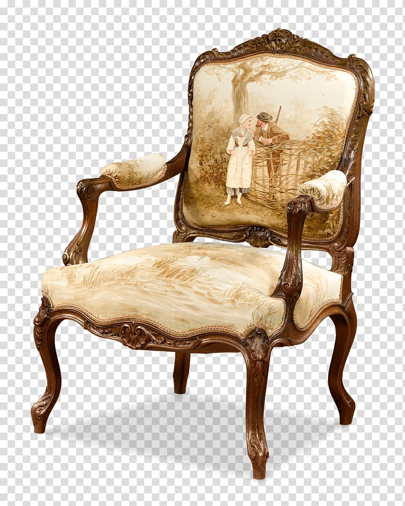 Aubusson Table Chair Furniture Louis Quinze, table transparent background PNG clipart