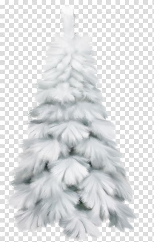 Christmas tree Christmas decoration Winter, Silver Christmas tree transparent background PNG clipart