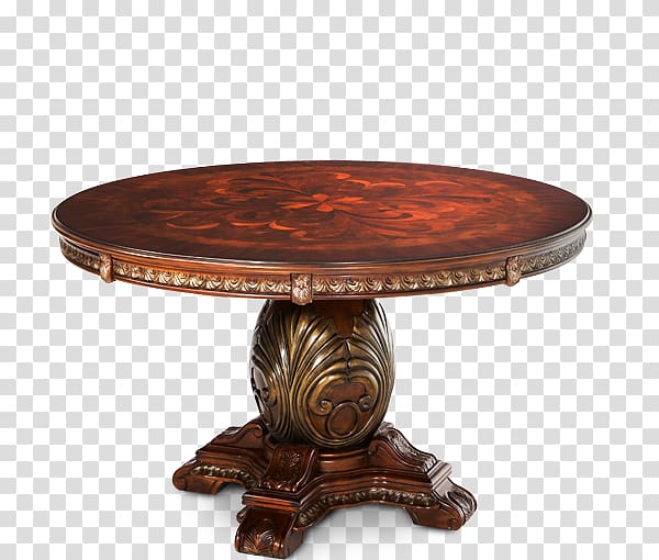 Table Dining room Pedestal Furniture Wood, round table transparent background PNG clipart