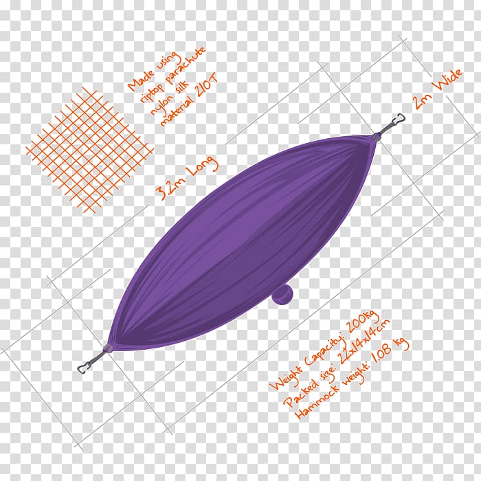 Hammock Lime Purple Backpacking Camping, lime transparent background PNG clipart