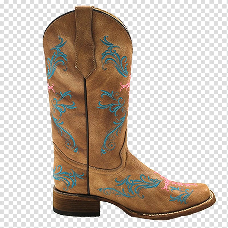 Cowboy boot Shoe Footwear Jeans, cowboy boots and flowers transparent background PNG clipart