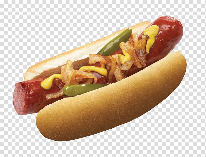 Chili dog Chicago-style hot dog Polish cuisine Bockwurst, hot dog transparent background PNG clipart