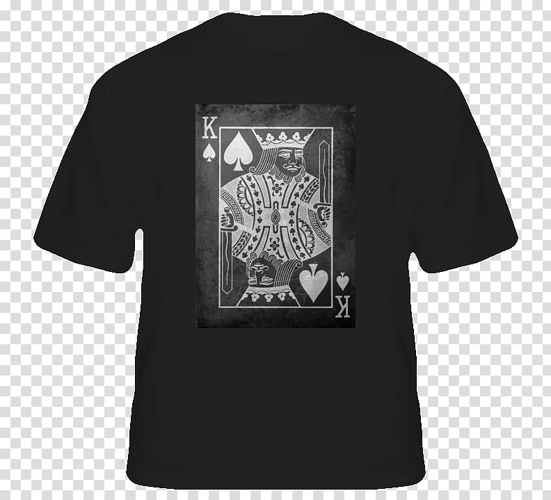 T-shirt Clothing YouTube, king of spades transparent background PNG clipart