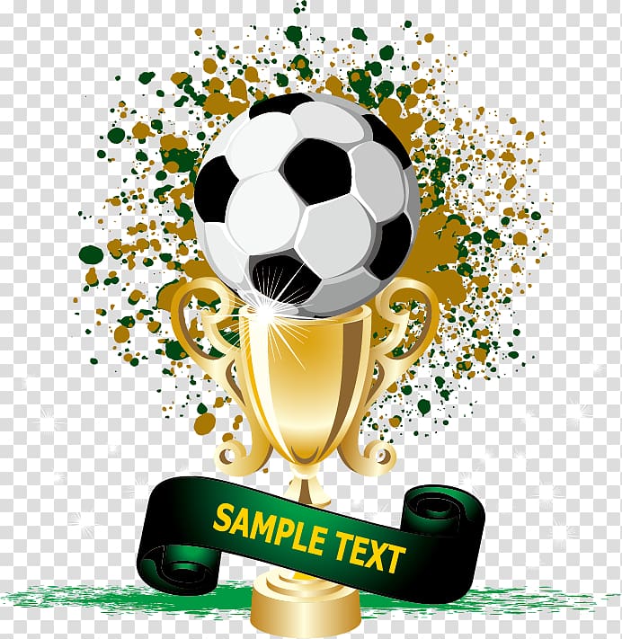 The UEFA European Football Championship Trophy FootBall Cup, European Cup material transparent background PNG clipart