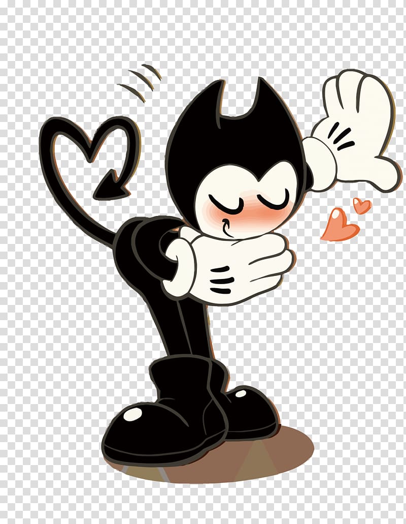 Bendy and the Ink Machine TheMeatly Games Drawing Fan art, bowed little devil transparent background PNG clipart